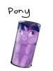 one tube of pony