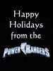 Happy Holidays from the Power Rangers