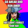 Advice Captain Jack Sparrow